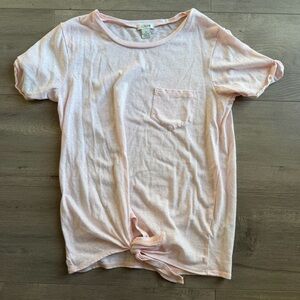 J. Crew Factory light pink t-shirt - size XS